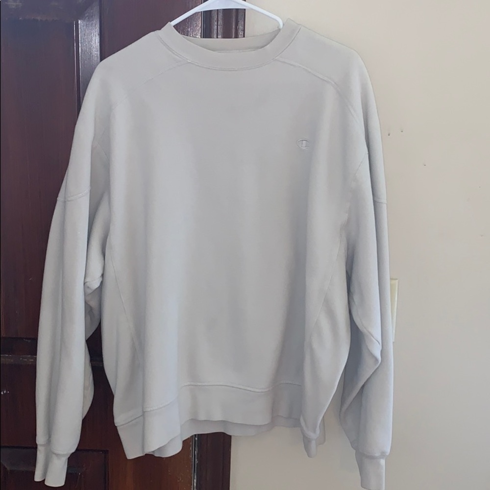 Champion oatmeal white colour sweatshirt